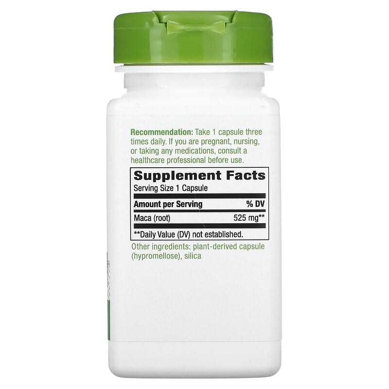 Nature's Way Maca Root 525 mg 100 Vegan Capsules 8 Thành phần vi chất Nature's Way Maca Root 525 mg 100 viên 033674153109