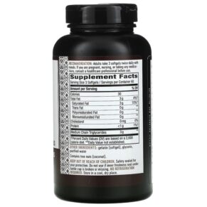 Nature's Way MCT Oil 180 Softgels 033674121146