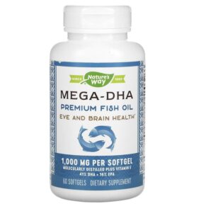 Nature's Way Mega-DHA Premium Fish Oil 1.000 mg 60 viên 033674156827