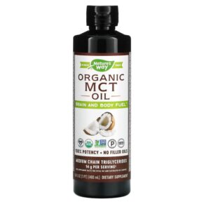 Nature's Way Organic MCT Oil 16 fl oz (480 ml) 033674108956