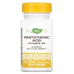 Nature's Way Pantothenic Acid Vitamin B5 250 mg 100 viên 033674404911