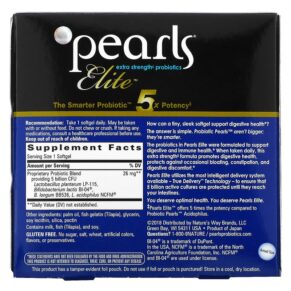 Nature's Way Pearls Elite Extra Strength Probiotics 30 Once-Daily Softgels 763948564354