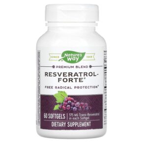 Nature's Way Premium Blend Resveratrol Forte 175 mg 60 viên 763948058365