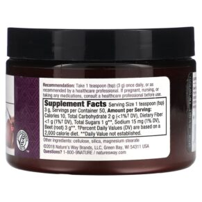 Nature's Way Premium Herbal Beet Root Powder 5 oz (150 g) 033674121276