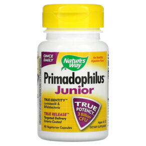 Nature's Way Primadophilus Junior Ages 6-12 3 Billion CFU 90 viên 033674068700