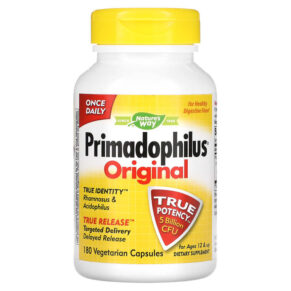 Nature's Way Primadophilus Original Ages 12 & Up 5 Billion CFU 180 viên 033674068502