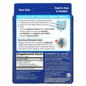 Nature's Way Probiotic Pearls Acidophilus 90 Softgels 763948042999