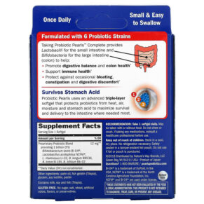 Nature's Way Probiotic Pearls Complete 90 Softgels 763948043699
