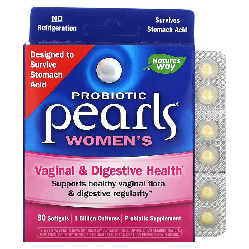 Nature's Way Probiotic Pearls Women's Vaginal & Digestive Health 90 viên 033674139509