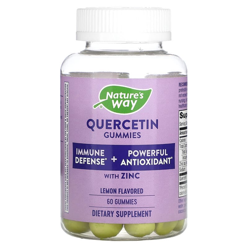 Nature's Way Quercetin + Zinc Lemon 60 viên 033674142615