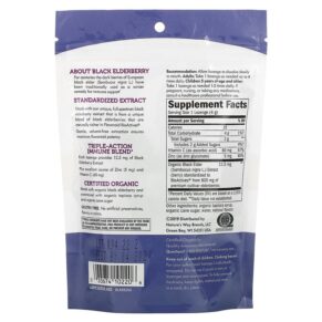 Nature's Way Sambucus Elderberry Zinc Lozenges with Vitamin C Original Elderberry 24 Lozenges 033674102206