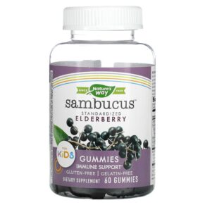 Nature's Way Sambucus for Kids Standardized Elderberry 60 viên 033674122853