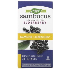 Nature's Way Sambucus Immune Elderberry Standardized 30 viên 033674140024