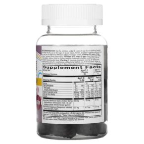 Nature's Way Sambucus Relief Immune Support For Kids 2+ Elderberry + South African Geranium 36 Gummies 033674136768