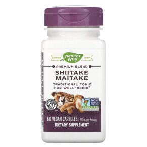 Nature's Way Shiitake Maitake 250 mg 60 viên 033674645000