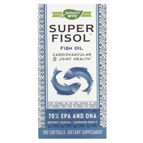 Nature's Way Super Fisol Fish Oil 180 viên 033674155189