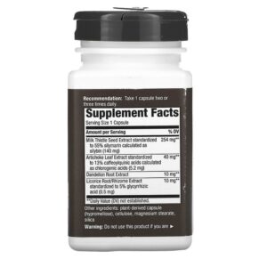 Nature's Way Super Milk Thistle 120 Vegan Capsules 763948081028