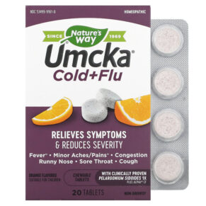 Nature's Way Umcka Cold+Flu Orange 20 viên 033674151617