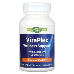 Nature's Way ViraPlex Wellness Support + Elderberry Concentrate 80 viên 763948013586