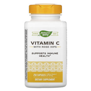 Nature's Way Vitamin C + Rose Hips 500 mg 250 viên 033674403112