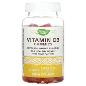 Nature's Way Vitamin D3 Mixed Fruit 50 mcg (2.000 IU) 120 viên 033674136089