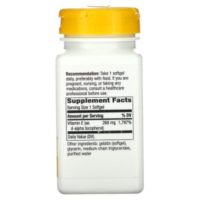 Nature's Way Vitamin E 400 IU 100 Softgels 033674402115