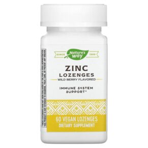 Nature's Way Zinc Wild Berry Flavored 60 viên 033674410929