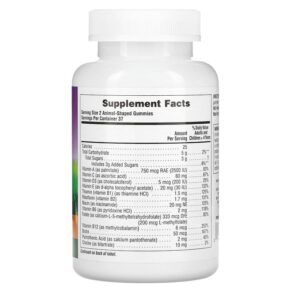 NaturesPlus Animal Parade Gummies Children's Multivitamin Assorted Flavors 75 Animal-Shaped Gummies 097467299610