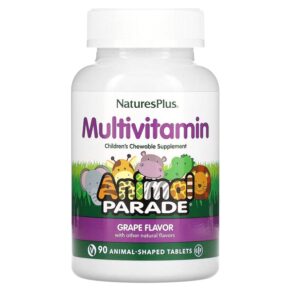 NaturesPlus Animal Parade Multivitamin Supplement Grape 90 viên 097467299849