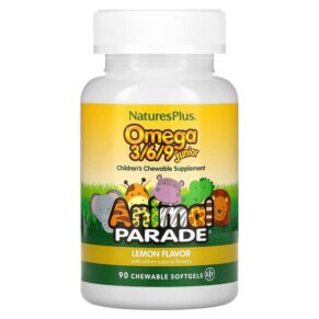 NaturesPlus Animal Parade Omega 3/6/9 Junior Lemon 90 viên 097467299948