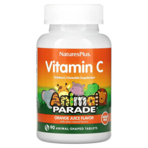 NaturesPlus Animal Parade Vitamin C Orange Juice Sugar Free 90 viên 097467299221