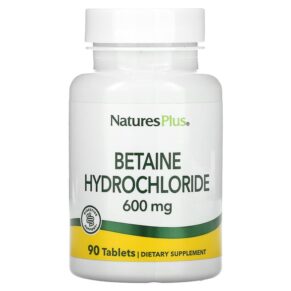 NaturesPlus Betaine Hydrochloride 600 mg 90 viên 097467043701