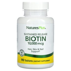 NaturesPlus Biotin Sustained Release 10.000 mcg 90 viên 097467017931