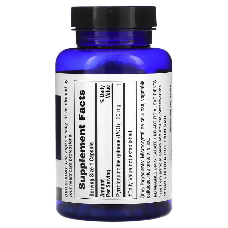 NaturesPlus BrainCeutix PQQ 60 Capsules 8 Thành phần vi chất NaturesPlus BrainCeutix PQQ 60 viên 097467810082