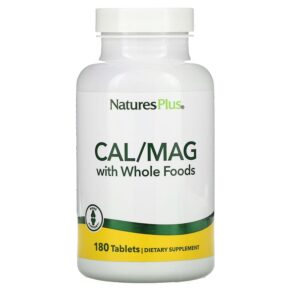 NaturesPlus Cal/Mag + Whole Foods 180 viên 097467336452