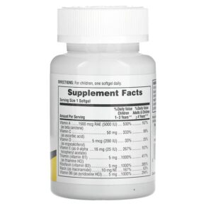 NaturesPlus Children's Vita-Gels Multivitamin Natural Orange 90 Softgels 3 NaturesPlus Children's Vita-Gels Multivitamin Natural Orange 90 Softgels 097467029989