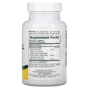 NaturesPlus Chlorophyll Complex 90 Capsules 097467010802