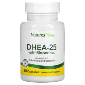 NaturesPlus DHEA-25 + Bioperine 60 viên 097467049680