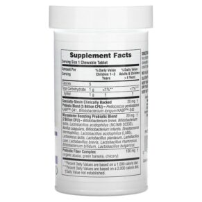 NaturesPlus GI Natural Probiotic Kids Delicious Mixed Berry 7 Billion CFU 30 Chewables 097467439085