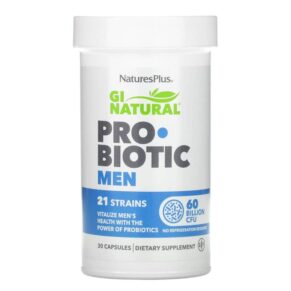 NaturesPlus GI Natural Probiotic Men 60 Billion CFU 30 viên 097467439047