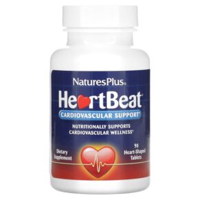 NaturesPlus HeartBeat Cardiovascular Support 90 Heart-Shaped viên 097467474215