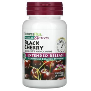 NaturesPlus Herbal Actives Black Cherry 750 mg 30 viên 097467073128