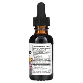 NaturesPlus Herbal Actives Grape Seed Alcohol Free 25 mg 1 fl oz (30 ml) 097467078321