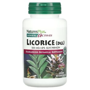 NaturesPlus Herbal Actives Licorice (DGL) 500 mg 60 viên 097467072244