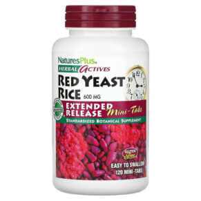 NaturesPlus Herbal Actives Red Yeast Rice 300 mg 120 Mini-Tabs 097467073630