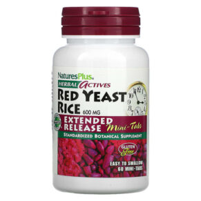 NaturesPlus Herbal Actives Red Yeast Rice 300 mg 60 viên 097467073623
