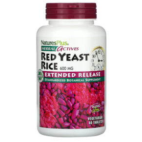 NaturesPlus Herbal Actives Red Yeast Rice 600 mg 60 viên 097467073616