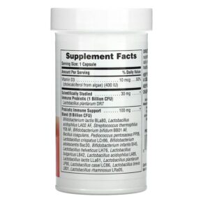 NaturesPlus Immune Probiotic 10 Billion CFU 30 Capsules 097467410077