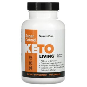 NaturesPlus Keto Living Sugar Control 90 viên 097467820043