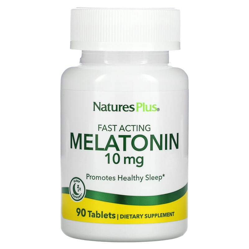 NaturesPlus Melatonin 10 mg 90 Tablets 1 NaturesPlus Melatonin 10 mg 90 viên 097467476271